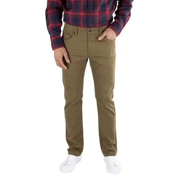 Jachs Men's 5 Pocket Stretch Tan Pant